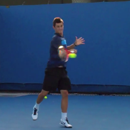 Bernard Tomic Forehand