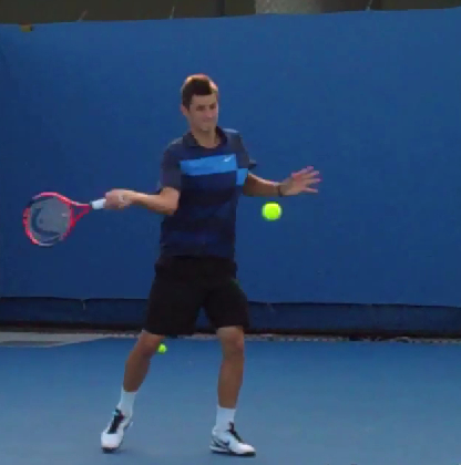 Bernard Tomic Forehand