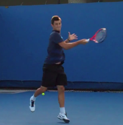 Bernard Tomic Forehand