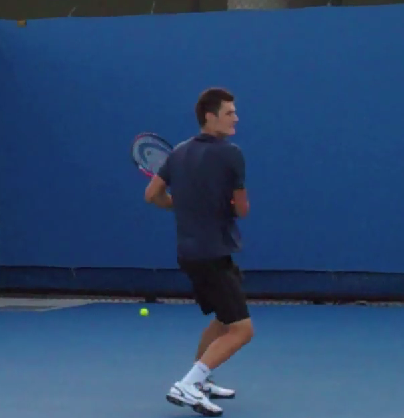 Bernard Tomic Forehand