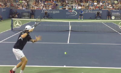 David Goffin Forehand