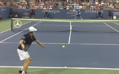 David Goffin Forehand