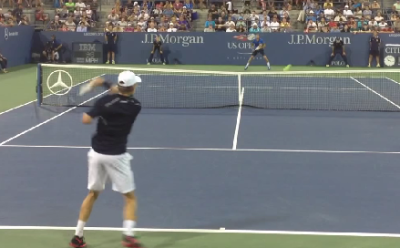 David Goffin Forehand