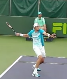 John Isner Forehand