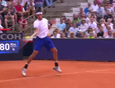 Leonardo Mayer Forehand
