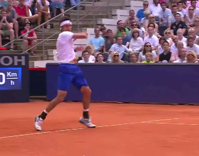 Leonardo Mayer Forehand