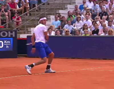 Leonardo Mayer Forehand