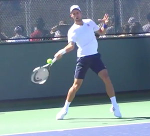 Novak Djokovic Forehand