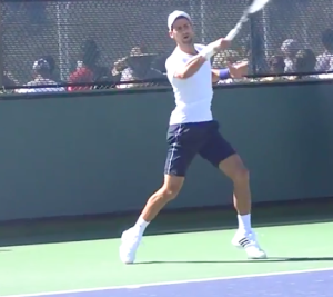 Novak Djokovic Forehand
